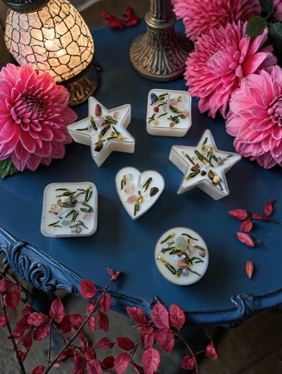 Hand Crafted Other - Hand crafted, Wicked Worthy Wax, Shock me Chakra tealights